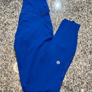 Blue lululemon align leggings